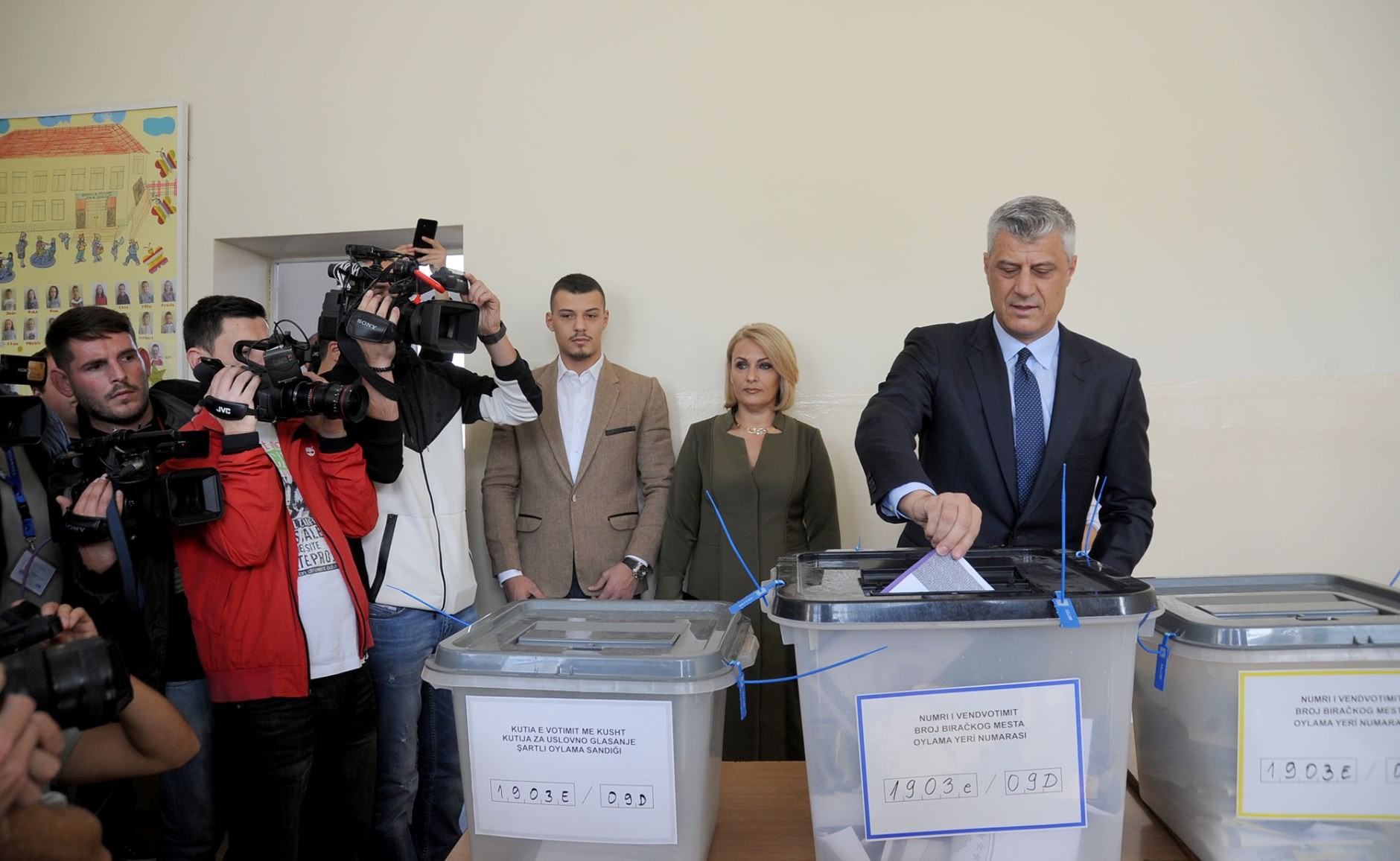 Presidenti Thaçi: dëshiroj që t’i inkurajoj për një votim më masiv