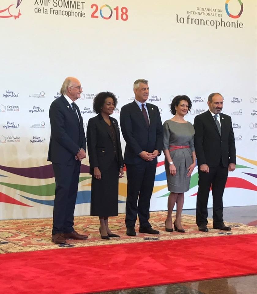 Presidenti Thaçi në hapjen e Samitit të 17-të të Frankofonisë