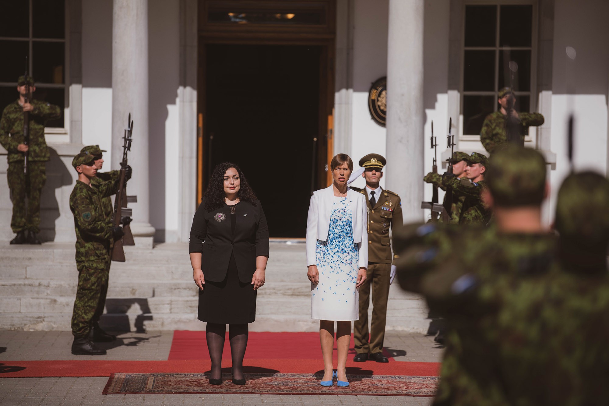 Presidentja Osmani u takua me Presidenten e Estonisë, znj. Kersti Kaljulaid