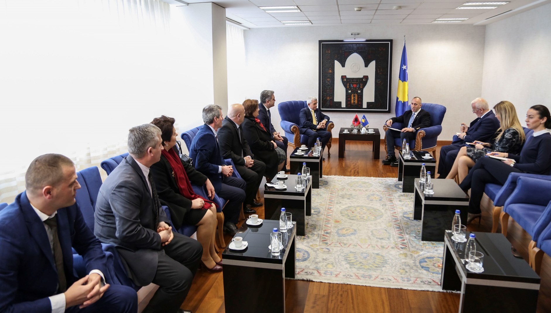 Haradinaj falënderon qytetarët e Kukësit për mbështetjen dhënë Kosovës
