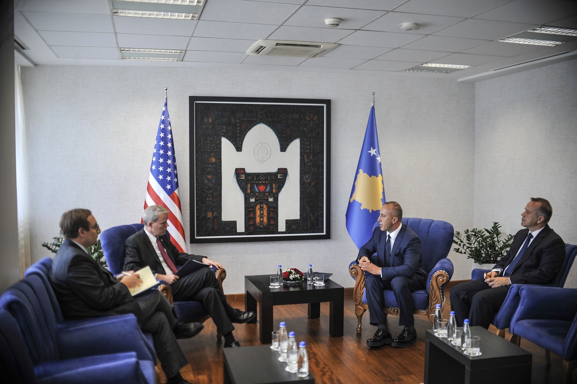Haradinaj dhe Delawie biseduan për përshpejtimin e agjendës qeverisëse