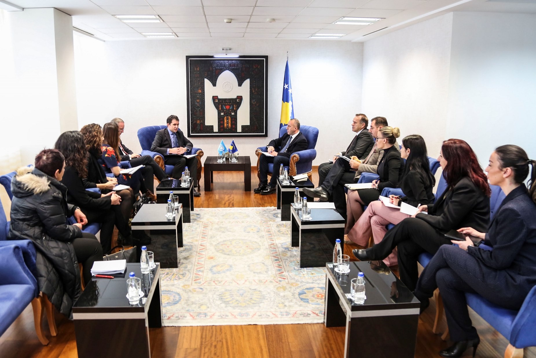 Kryeministri Haradinaj priti në takim Nils Melzeri