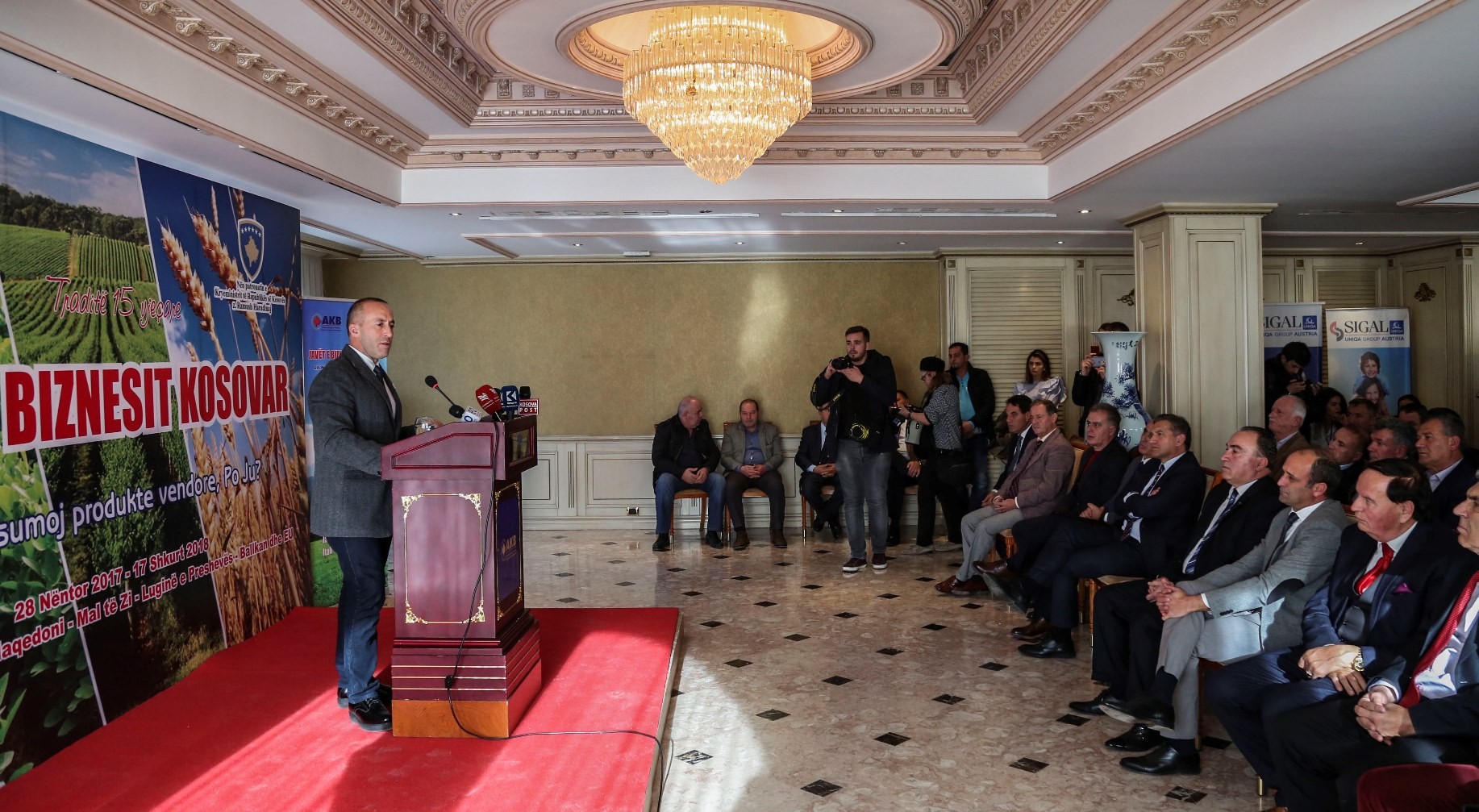 Kryeministrit Haradinaj bën thirrje të konsumohen produktet vendore