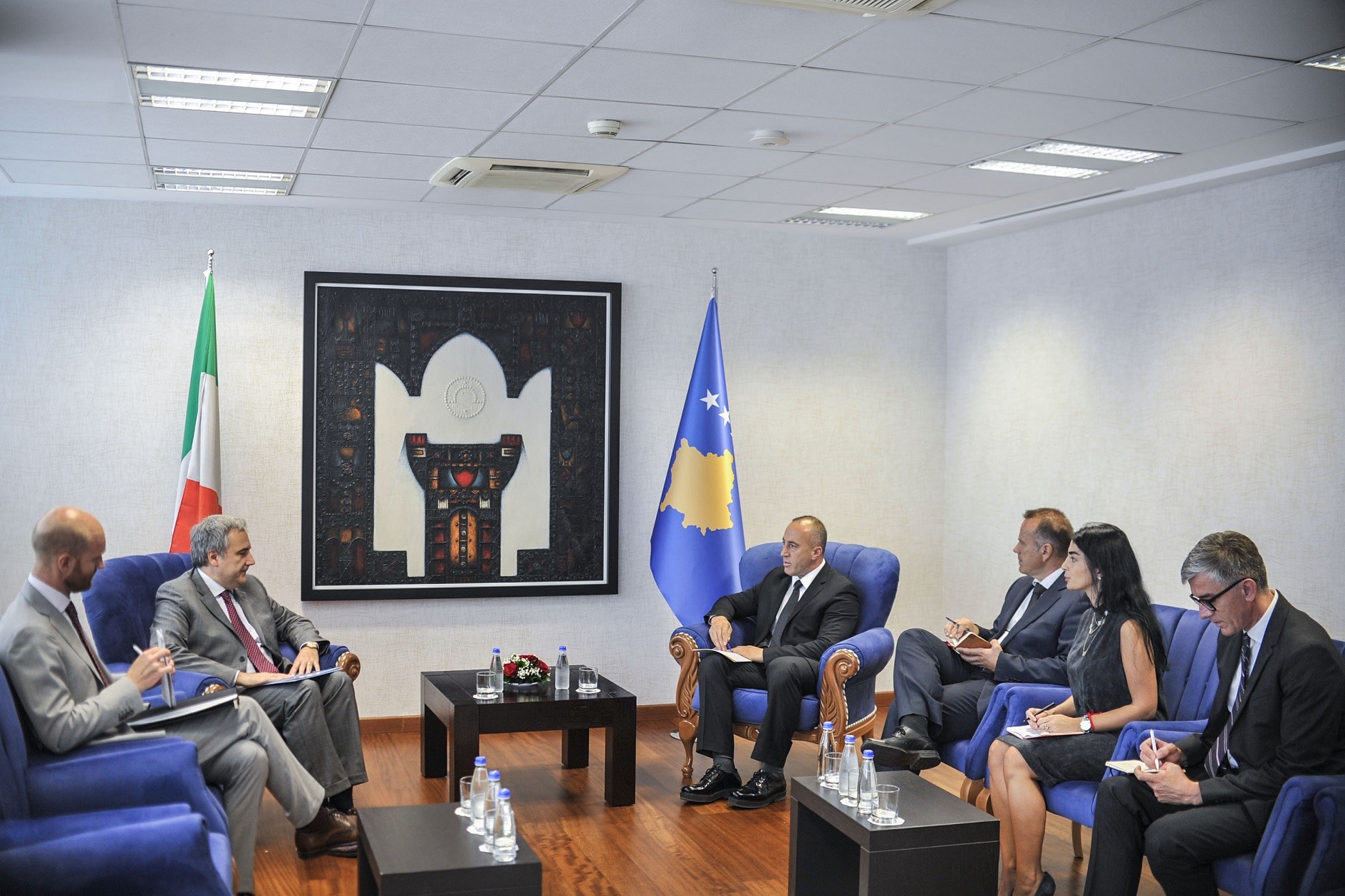 Haradinaj e vlerësoi lartë përkrahjen e Italisë për Kosovën
