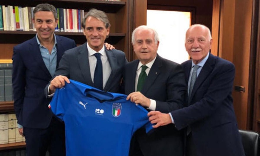 Mancini firmos për dy vite me Italinë