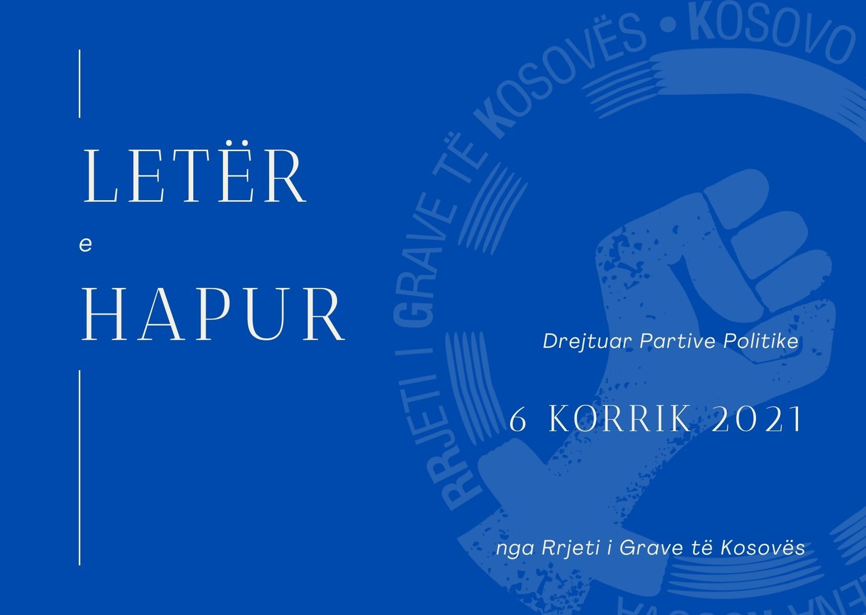 RrGK kërkon përfshirjen e barabartë te grave në zgjedhjet lokale