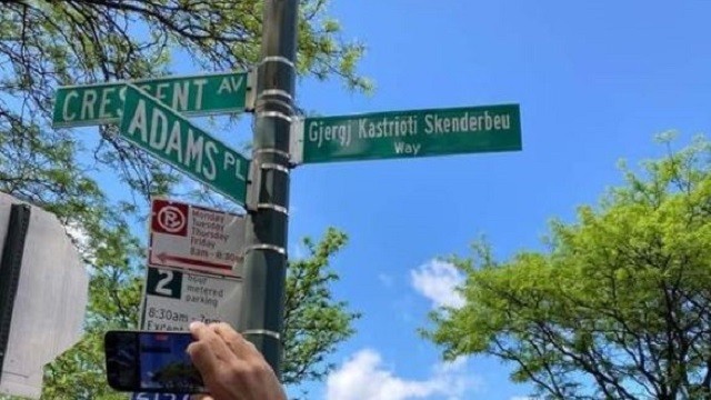 Inaugurohet rruga “Gjergj Kastrioti Skenderbeu" në New York