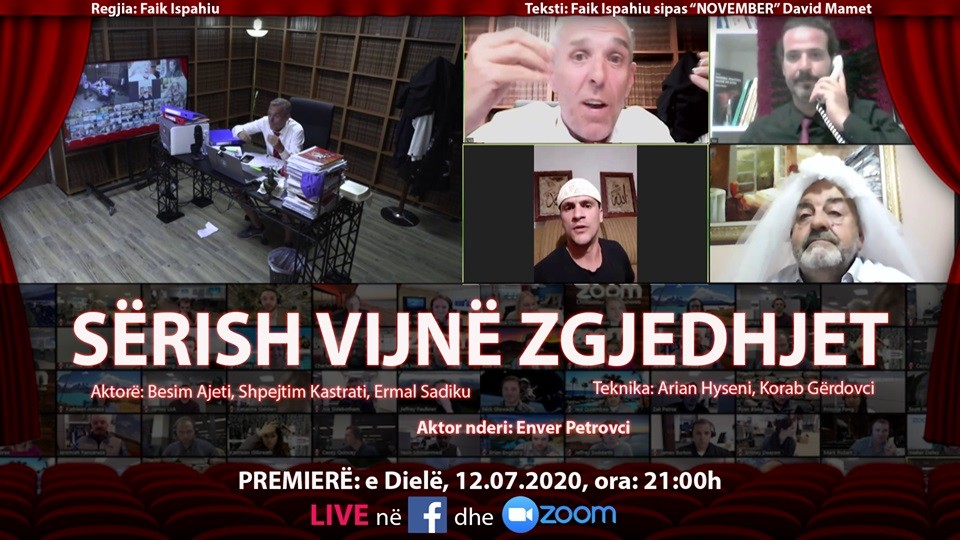 “Sërish Vijnë Zgjedhjet” – shfaqje virtuale LIVE në Facebook dhe ZOOM