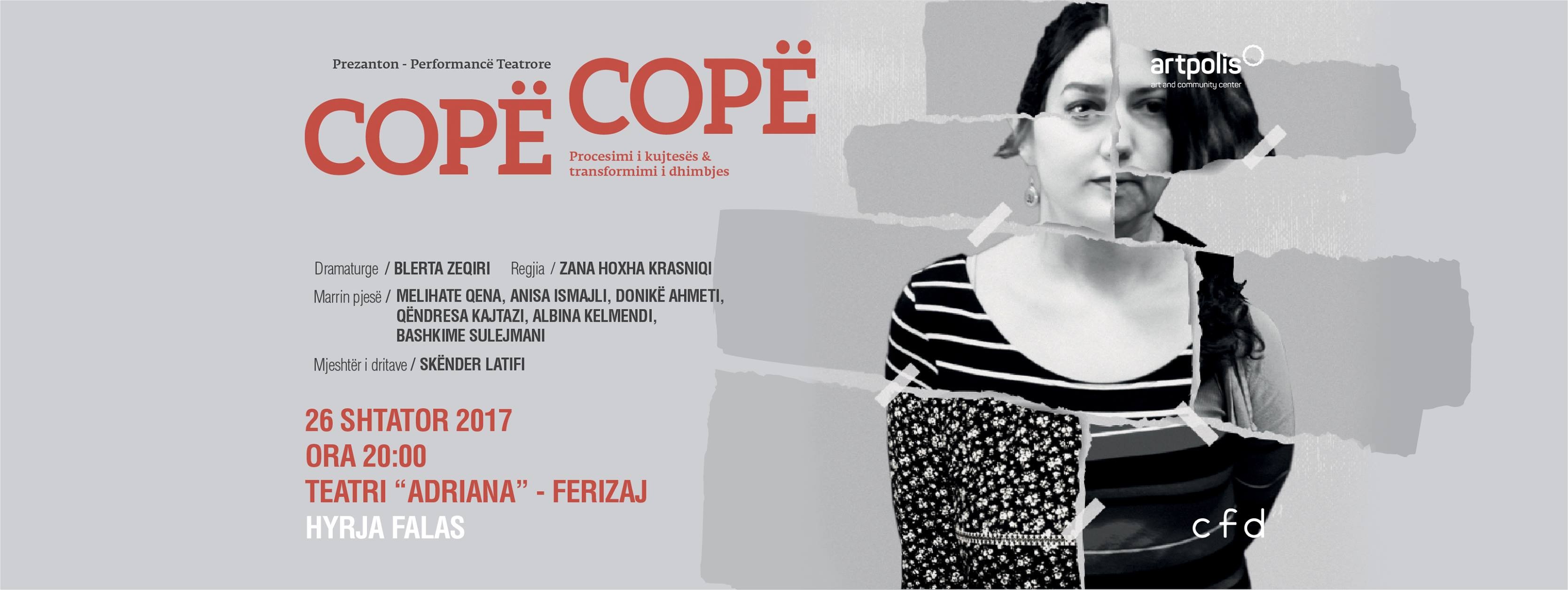 Shfaqet performanca teatrore “Copë Copë”