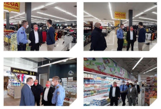 Kryetari Latifi interesohet për gjendjen e furnizimeve me artikujt themelorë