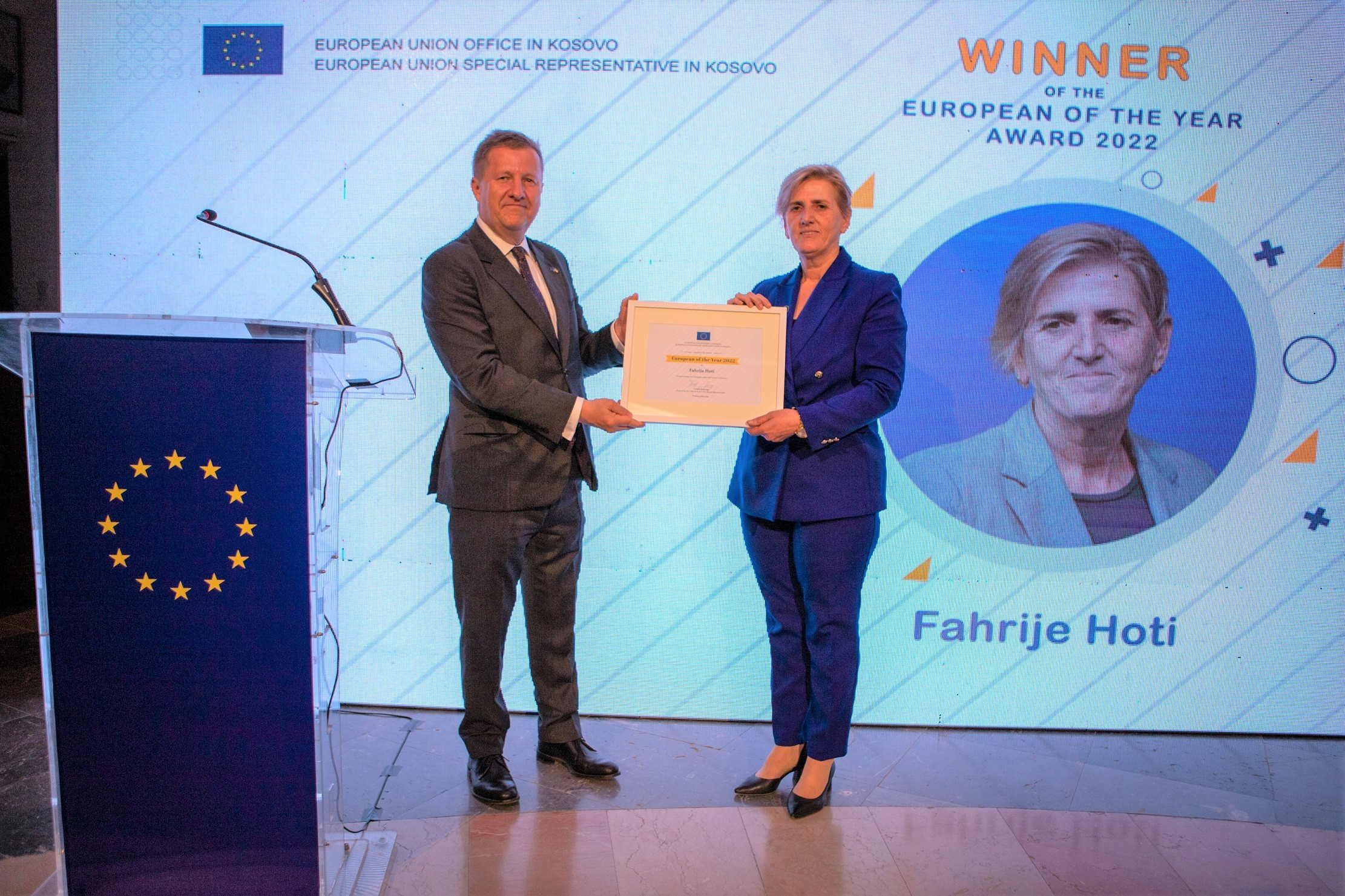 Fahrije Hoti është Evropianja e vitit 2022