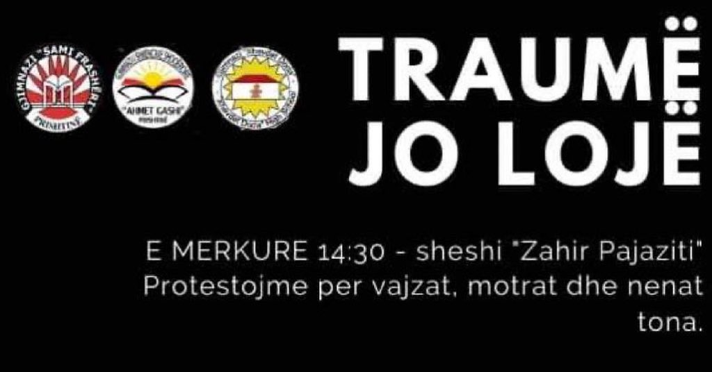 Gjimnazistët e Prishtinës protestojnë kundër ngacmimit seksual