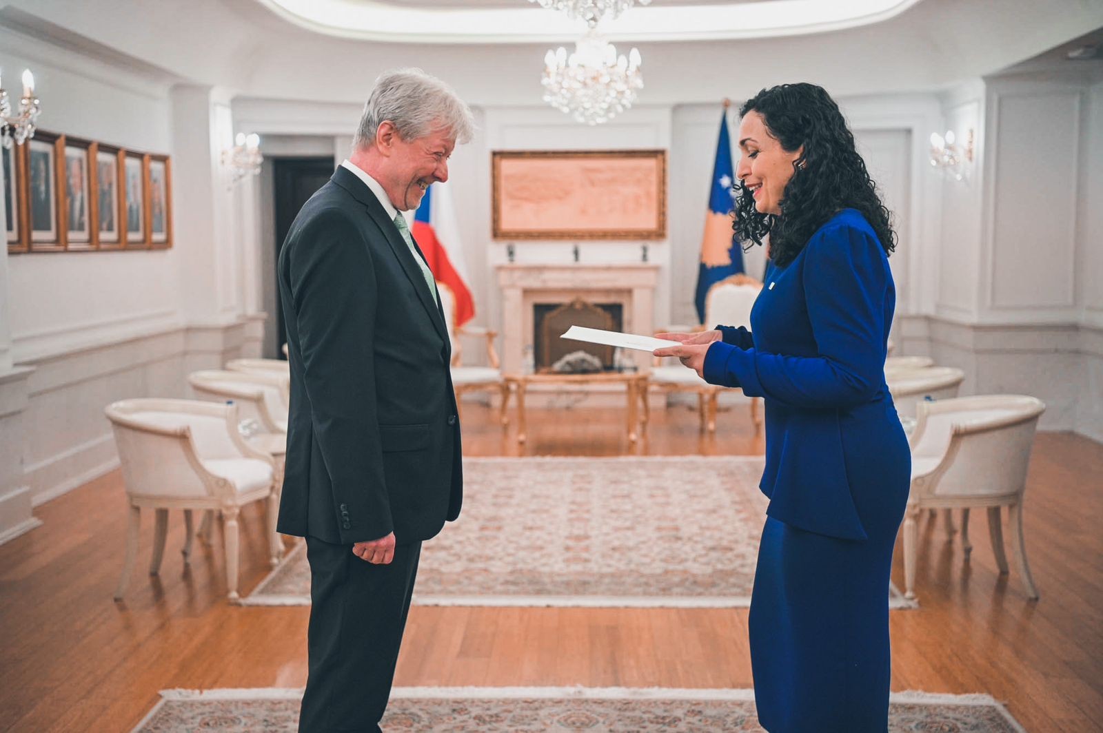 Presidentja Osmani pranoi letrat kredenciale nga ambasadori i ri i Republikës Çeke 