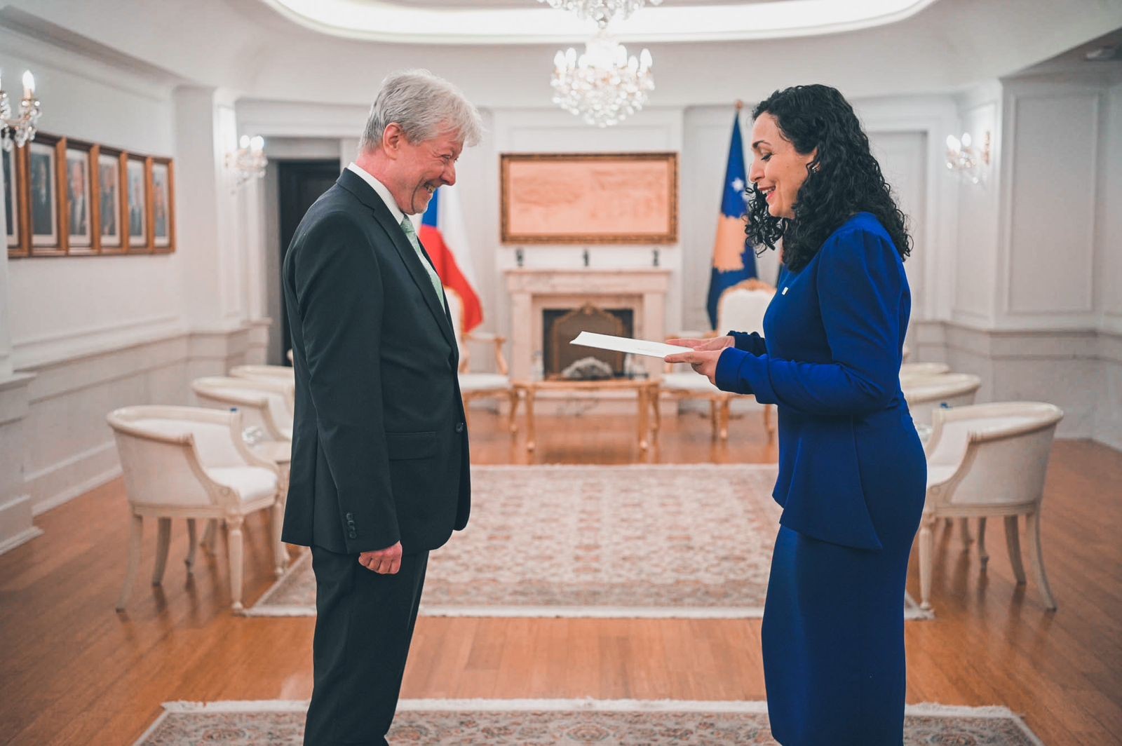 Presidentja Osmani pranoi letrat kredenciale nga ambasadori i ri i Republikës Çeke