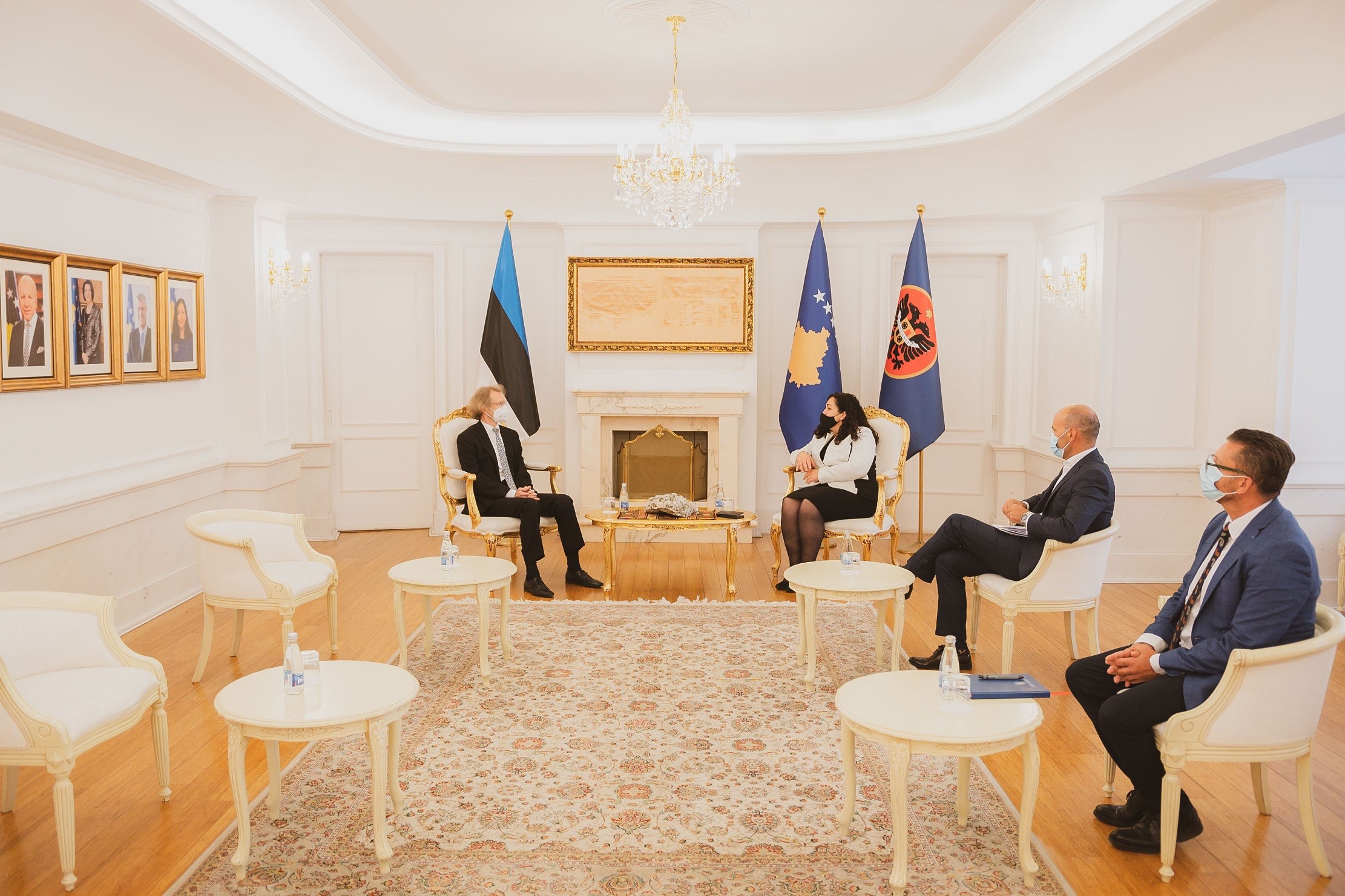 Presidentja Osmani pranoi letrat kredenciale të ambasadorit të Estonisë