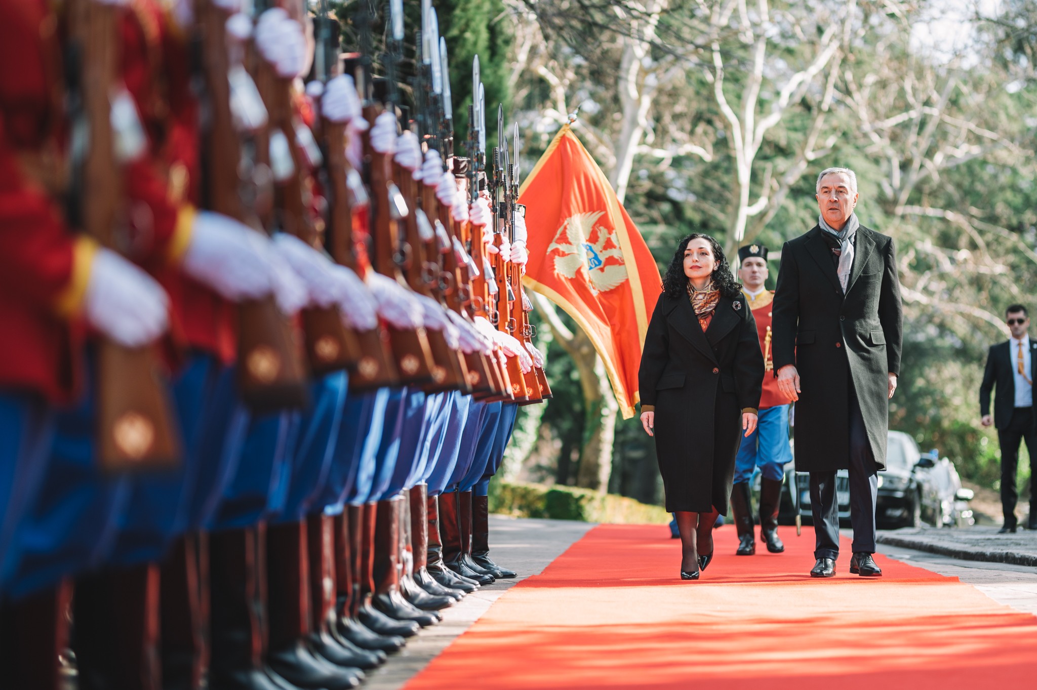 Presidentja Osmani sot merr pjesë në inaugurimin e presidentit të ri të Malit të Zi