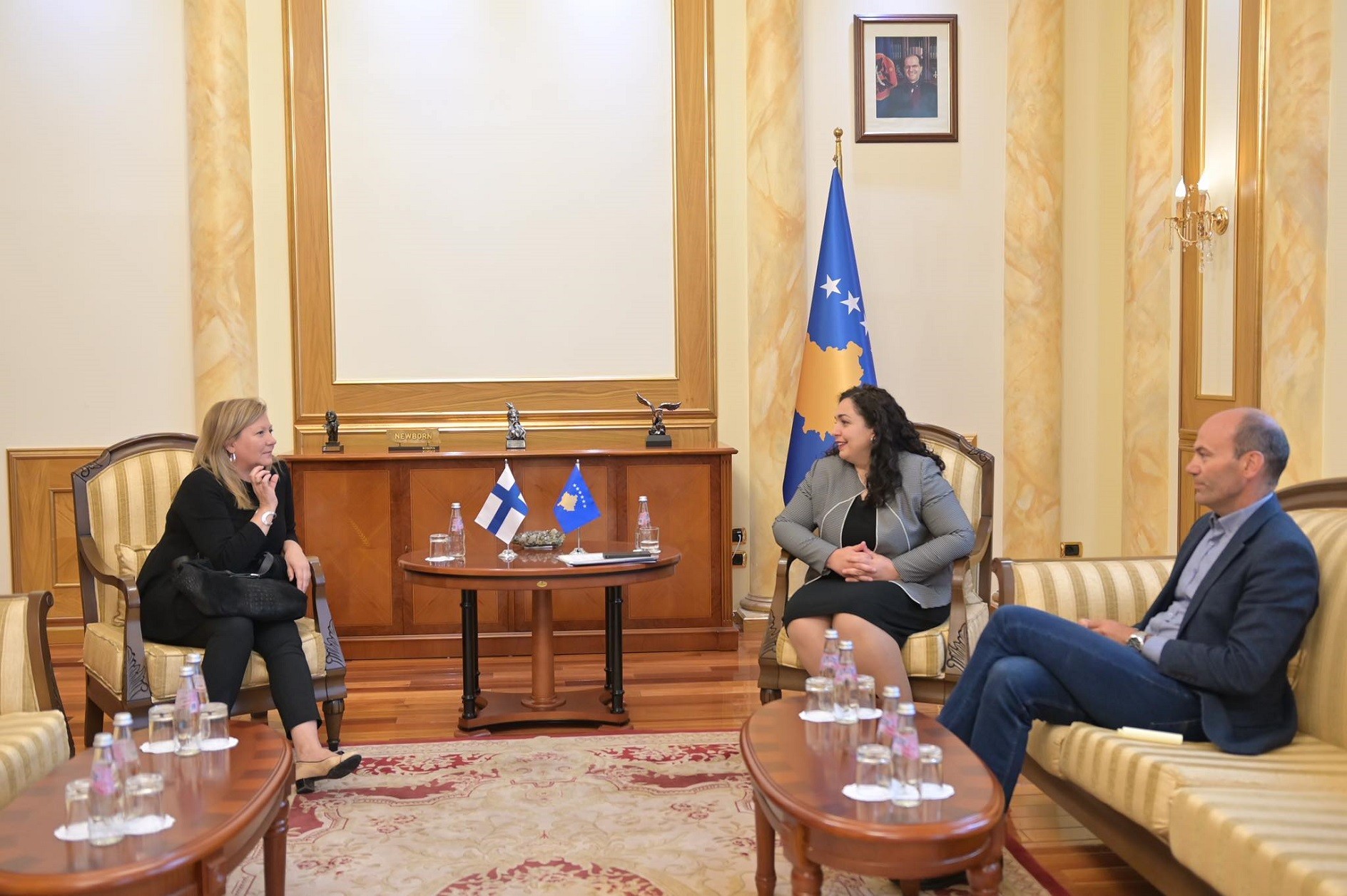 Osmani dhe Stjernvall diskutuan për dialogun dhe bashkëpunimin e ndërsjellë