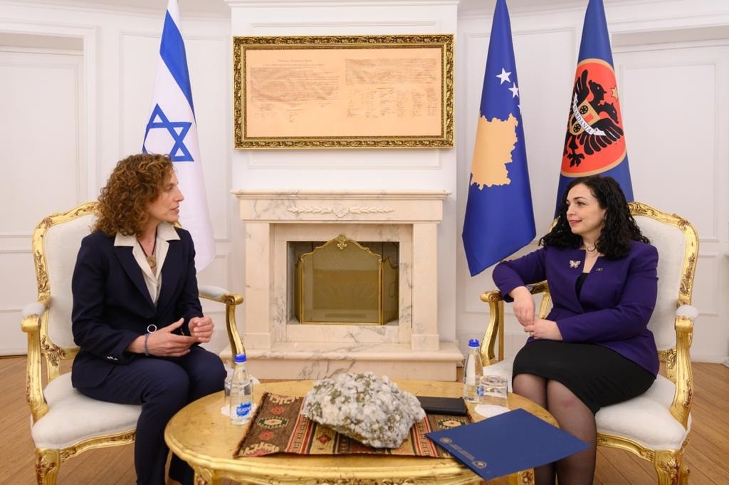 Presidentja Osmani pranoi letrat kredenciale nga ambasadorja e Izraelit