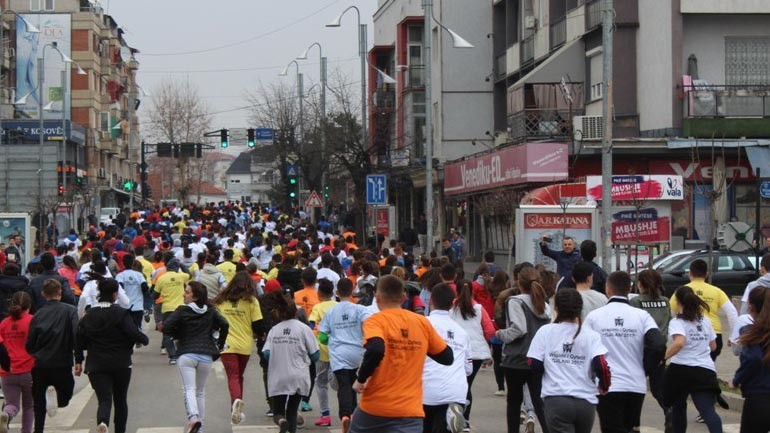 Mbahet “Vrapimi i Qytetit Gjilani 2018” në shënim të pranverës studentore 
